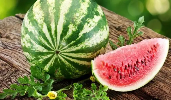 Die Ersten Bulgarischen Wassermelonen Sind Bereits Auf Dem Markt. Kaufen Sie Sie Nicht