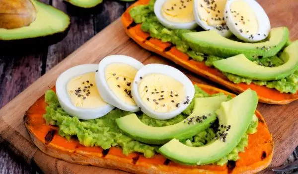 Süßkartoffeln für gesunde Ernährung vor dem Training