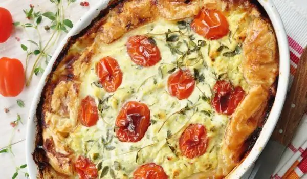 Salty Pies With Tomatoes - There Is No Such Taste